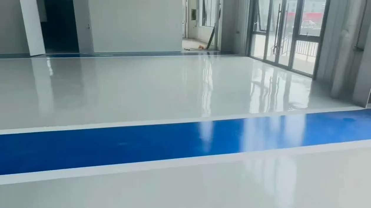厂房环氧自流平地面效果